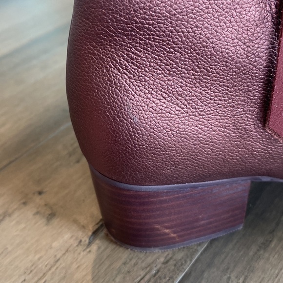 Toms Loren Heeled Suede metallic booties - Picture 6 of 8